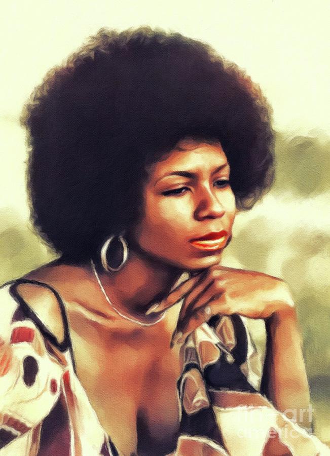 Betty Wright, Music Legend Painting by Esoterica Art Agency