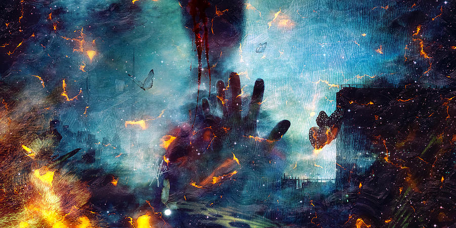 Between Life And Death Digital Art by Mario Sanchez Nevado