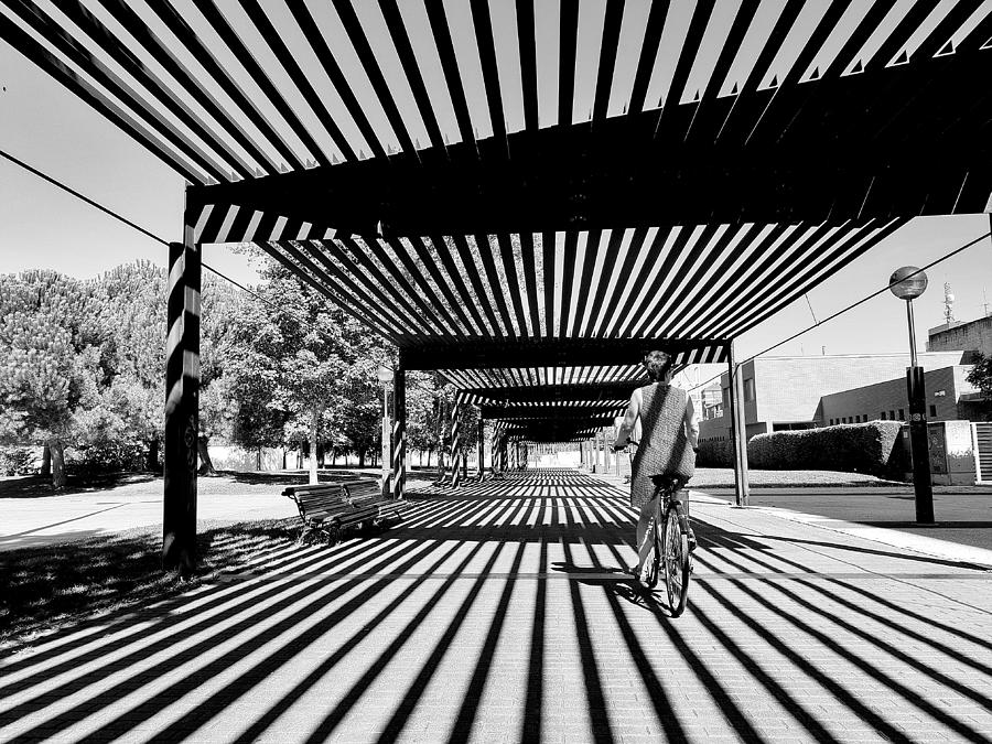 Street Photograph - Between Lines II by Adolfo Urrutia
