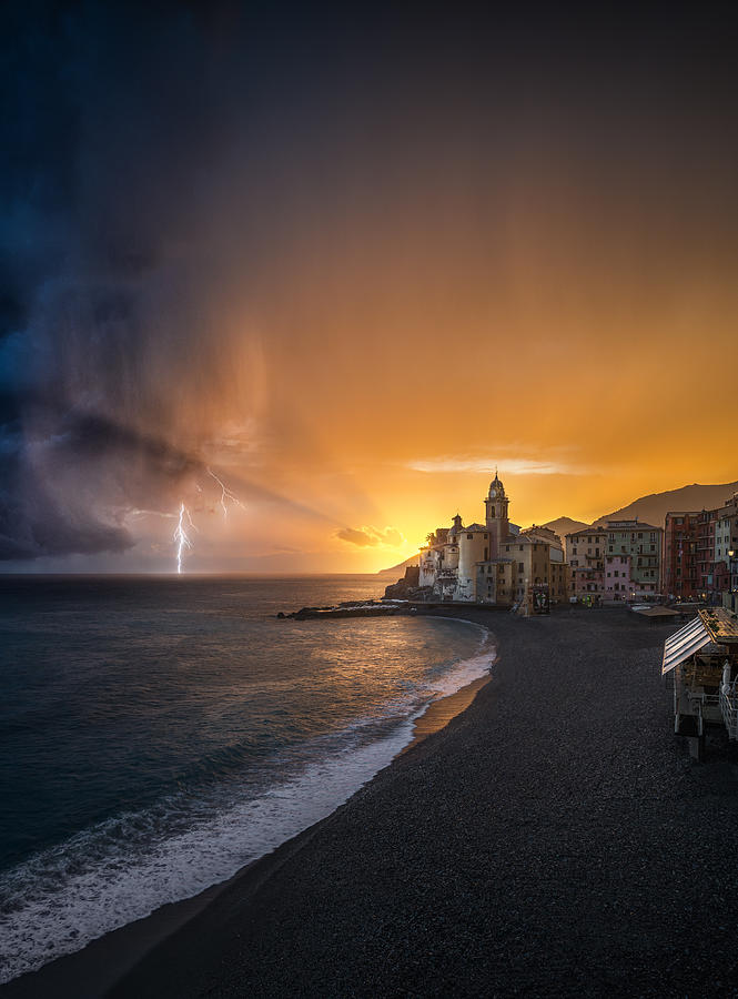 Sunset Photograph - Between Peace And Storm by Andrea Zappia
