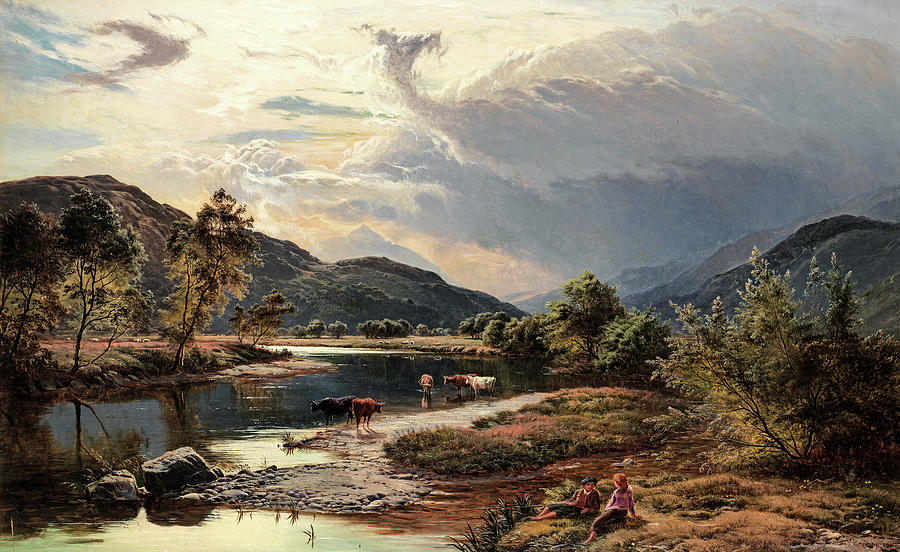 Betws-y-Coed, North Wales Painting by Sidney Richard Percy - Pixels