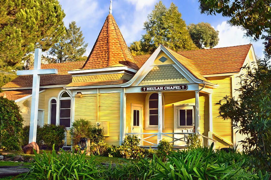 Beulah Chapel, Home of Peace, Oakland, California Photograph by Brian Tada