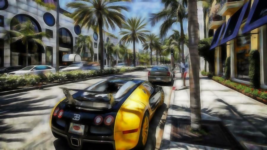 Beverly Hills, California Mixed Media by Marvin Blaine