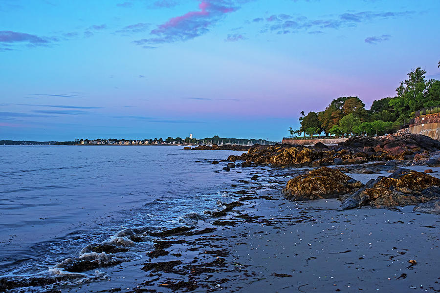 Beverly Lynch Park as seen from Rice Beach at Sunrise Photograph by Toby McGuire