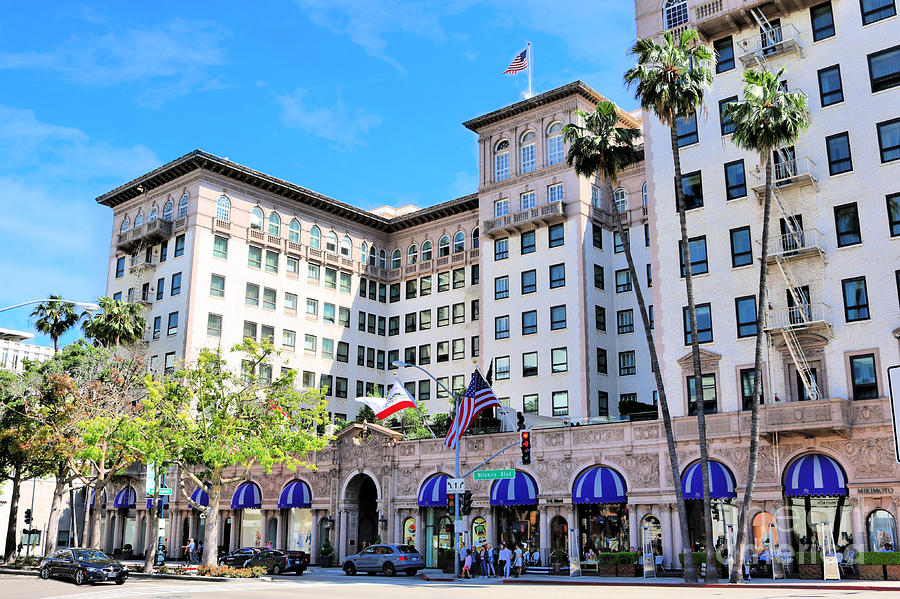 Beverly Wilshire Hotel Beverly Hills Ca Photograph