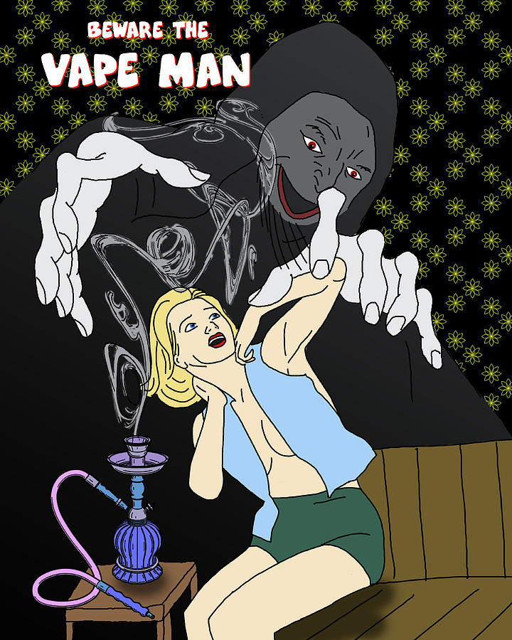 Beware the Vape Man Digital Art by John Haldane