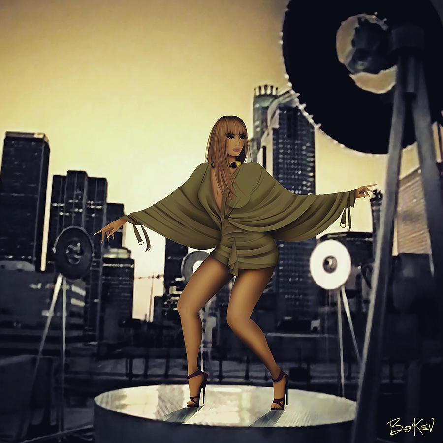 Beyonce Digital Art - Beyonce - Crazy In Love 5 by Bo Kev