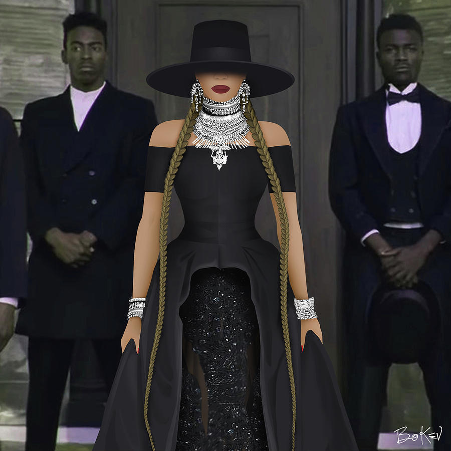 Beyonce Digital Art - Beyonce - Formation 3 by Bo Kev