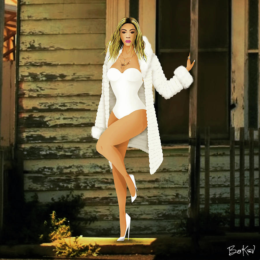 Beyonce - No Angel Digital Art by Bo Kev