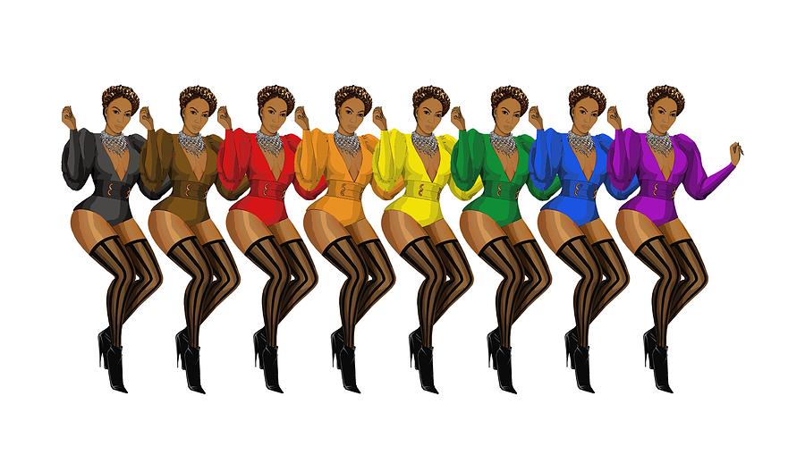 Beyonce Digital Art - Beyonce - Pride 2019 by Bo Kev