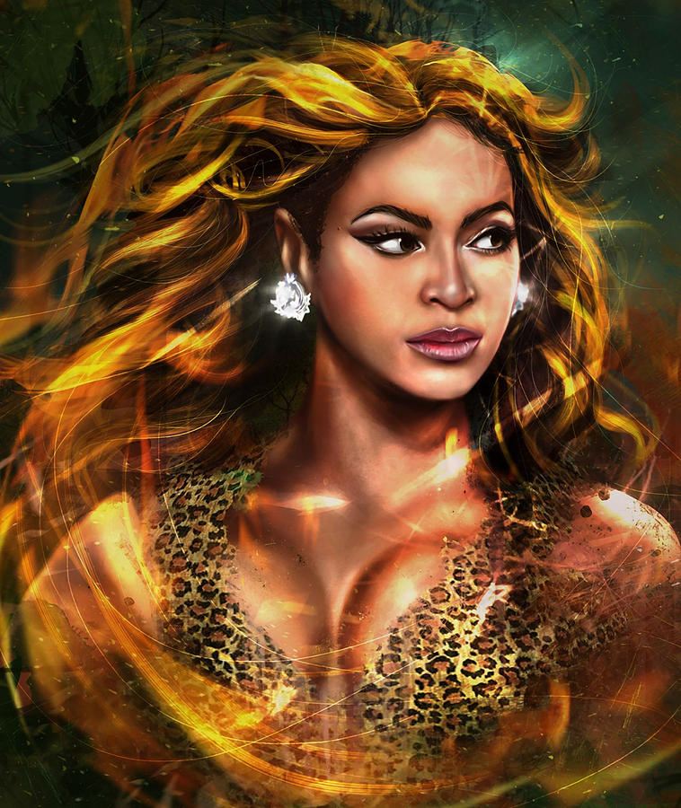 Beyonce queen b by Bahiti Aslimah