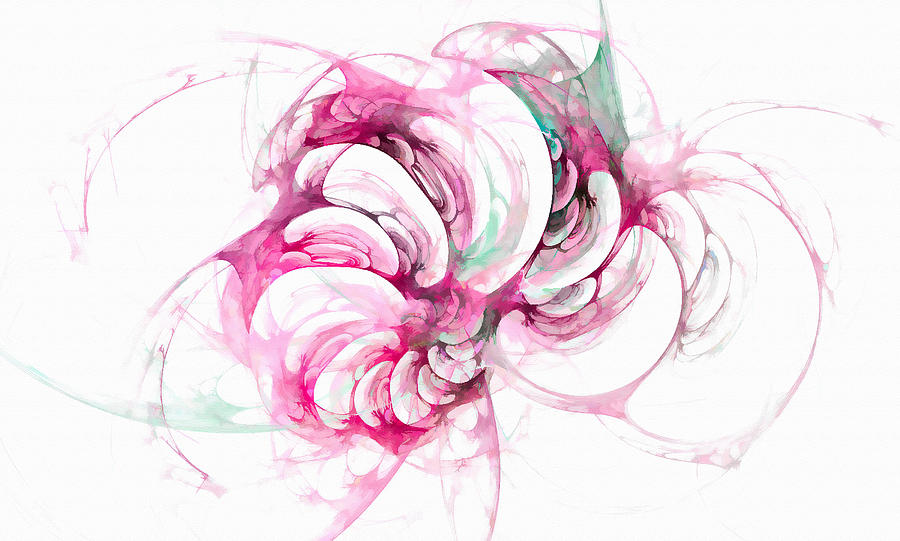 Beyond Abstraction Pink Digital Art by Don Northup