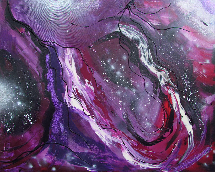 Beyond the Galaxy Painting by Patricia Piotrak