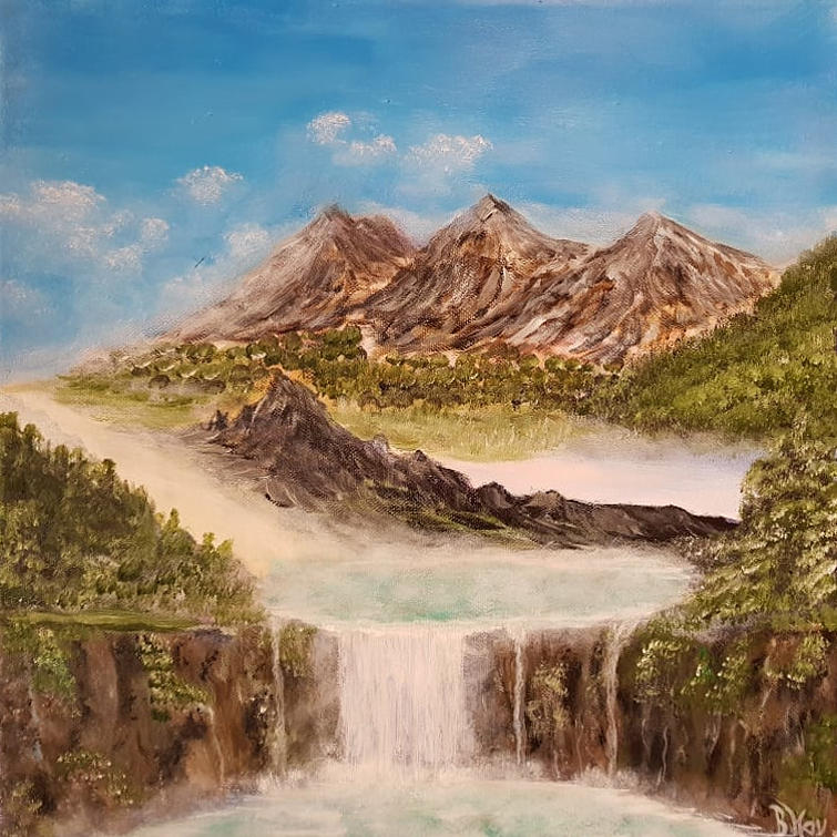 Beyond the mountains by Bernd Hau Beyond the mountains by Bernd Hau