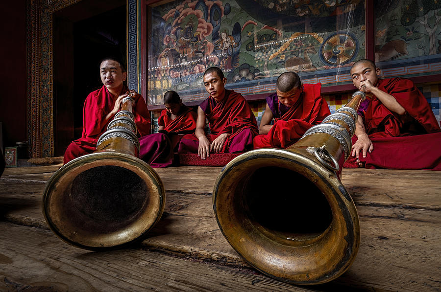 Bhutan, Paro Dzong Monastery-83263 Photograph by Raimondo Restelli