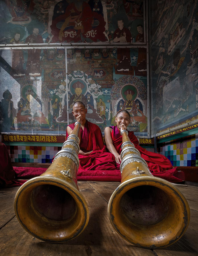 Bhutan, Paro Dzong Monastery-83333 Photograph by Raimondo Restelli