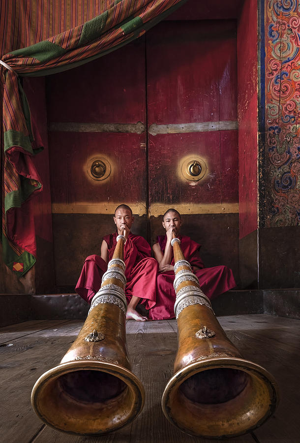 Bhutan, Paro Dzong Monastery-83367 Photograph by Raimondo Restelli