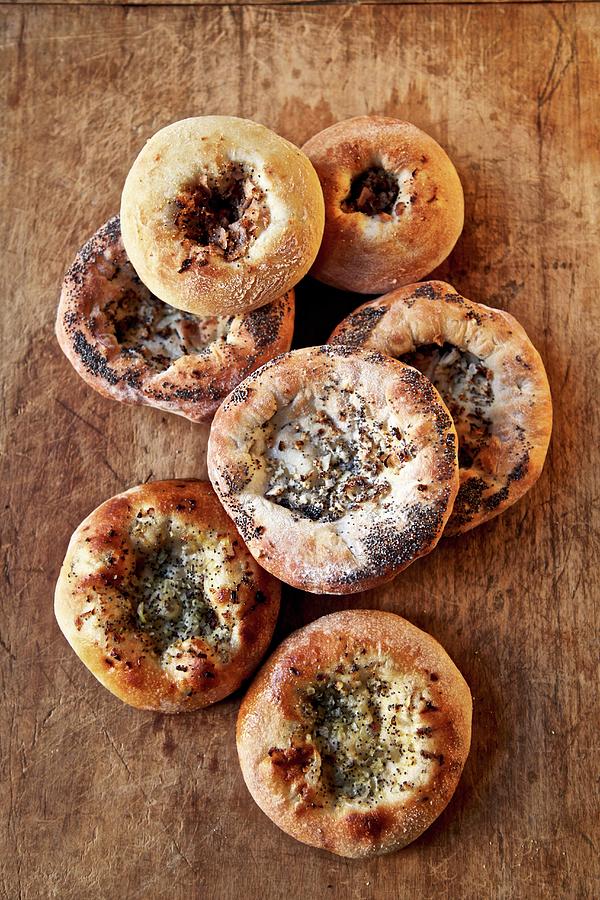 Bialy eastern European Pastries Photograph by Andre Baranowski