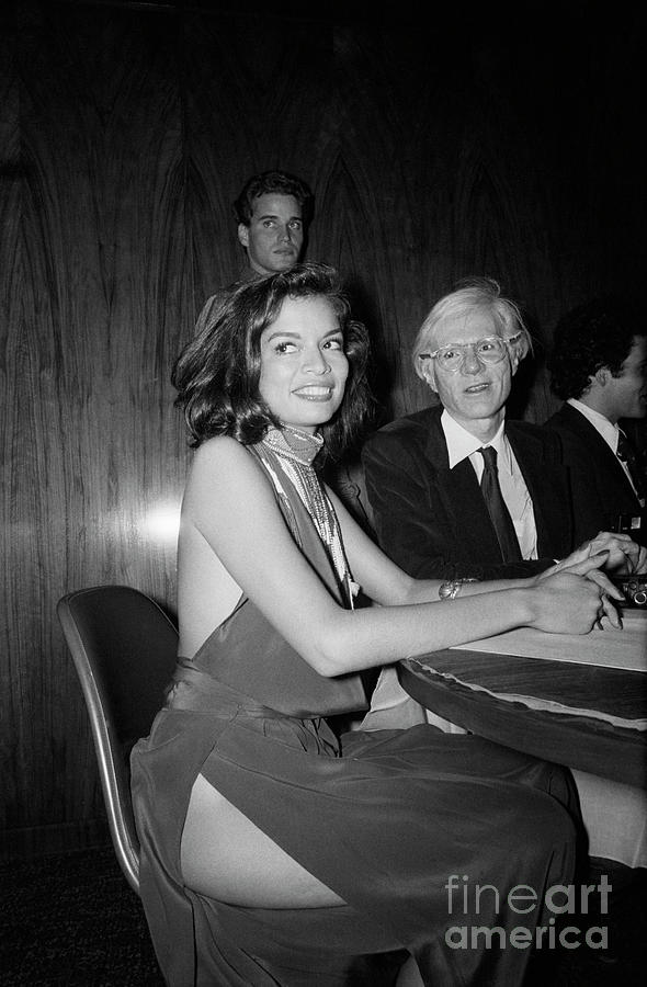 Bianca Jagger And Andy Warhol At Party Photograph by Bettmann