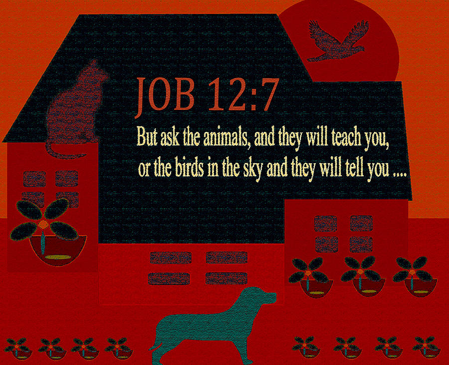 Bible Verses  Art 153  Digital Art by Miss Pet Sitter