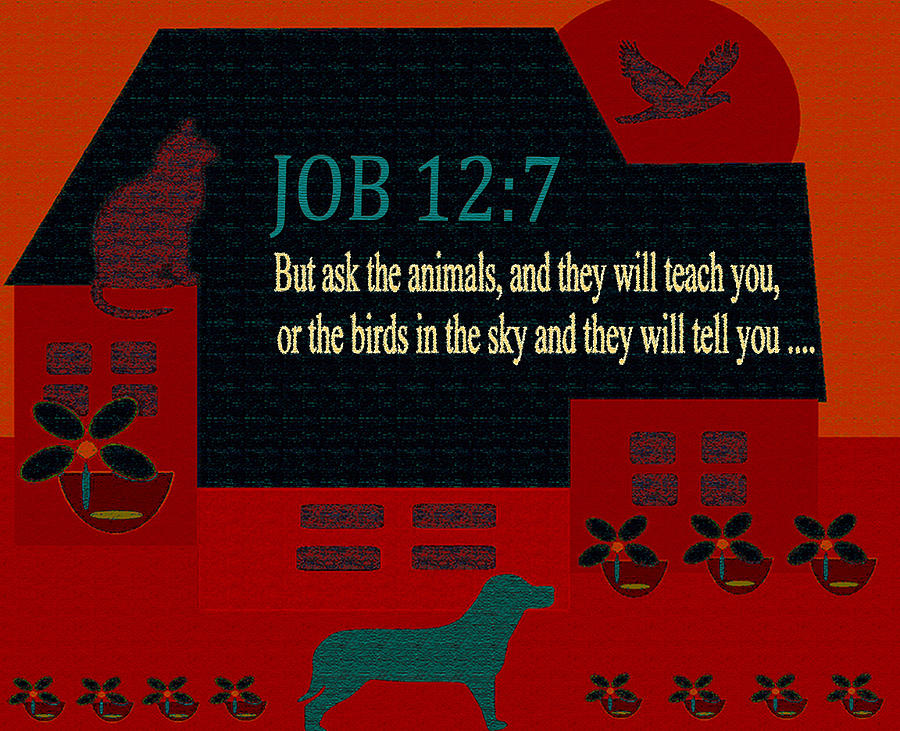 Bible Verses  Art 154 Digital Art by Miss Pet Sitter