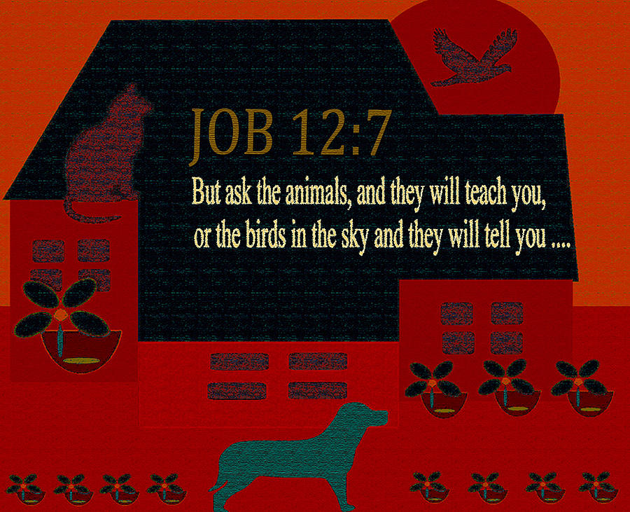 Bible Verses  Art 155 Digital Art by Miss Pet Sitter