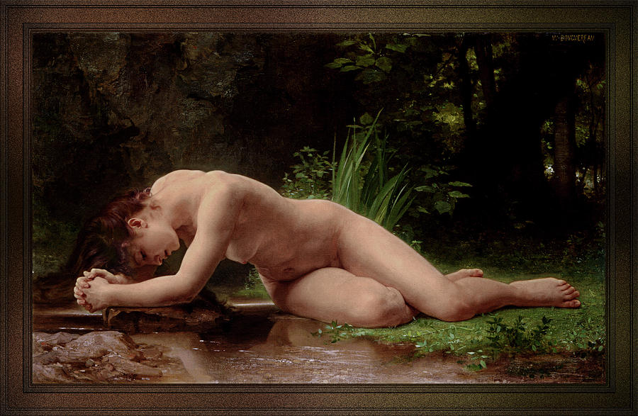 Biblis by William Adolphe Bouguereau Painting by Rolando Burbon