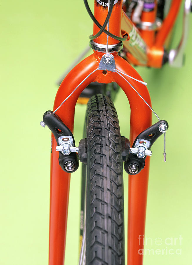 Bicycle Brakes Photograph by Martyn F. Chillmaid/science Photo Library