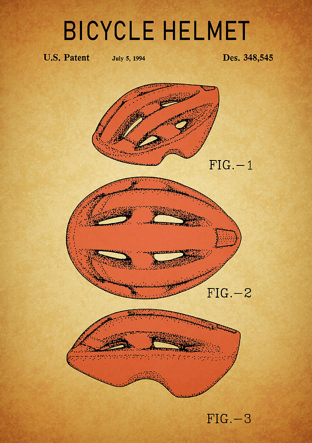 Bicycle Helmet Patent by Dan Sproul Bicycle Helmet Patent by Dan Sproul