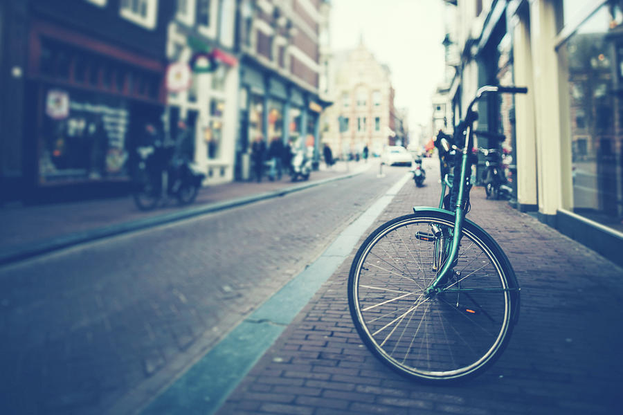 Bicycle In Amsterdam Photograph by Moreiso