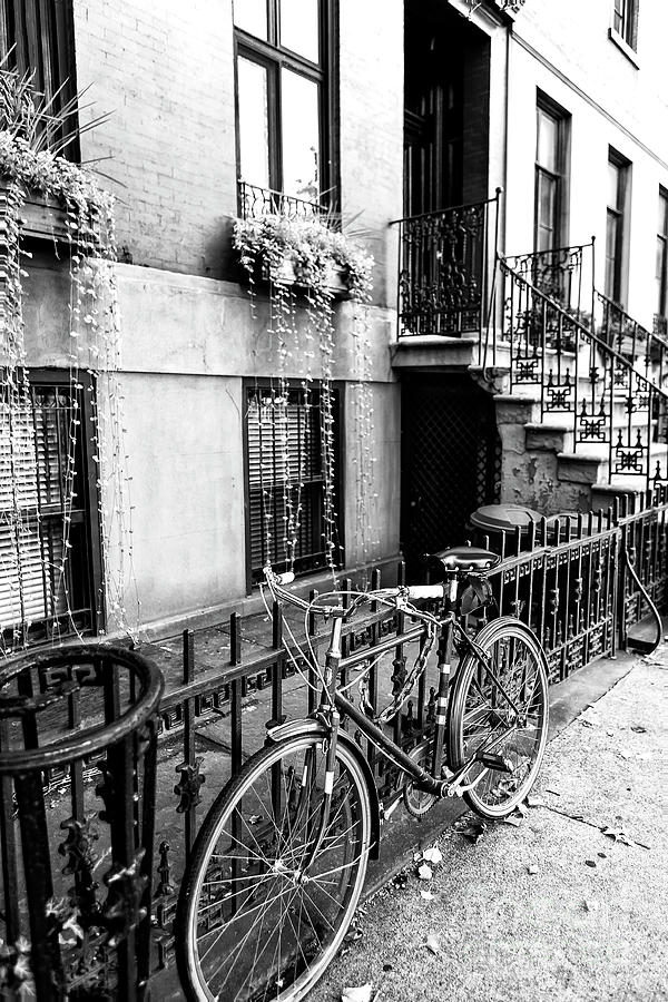 Bicycle in Greenwich Village New York City Photograph by John Rizzuto