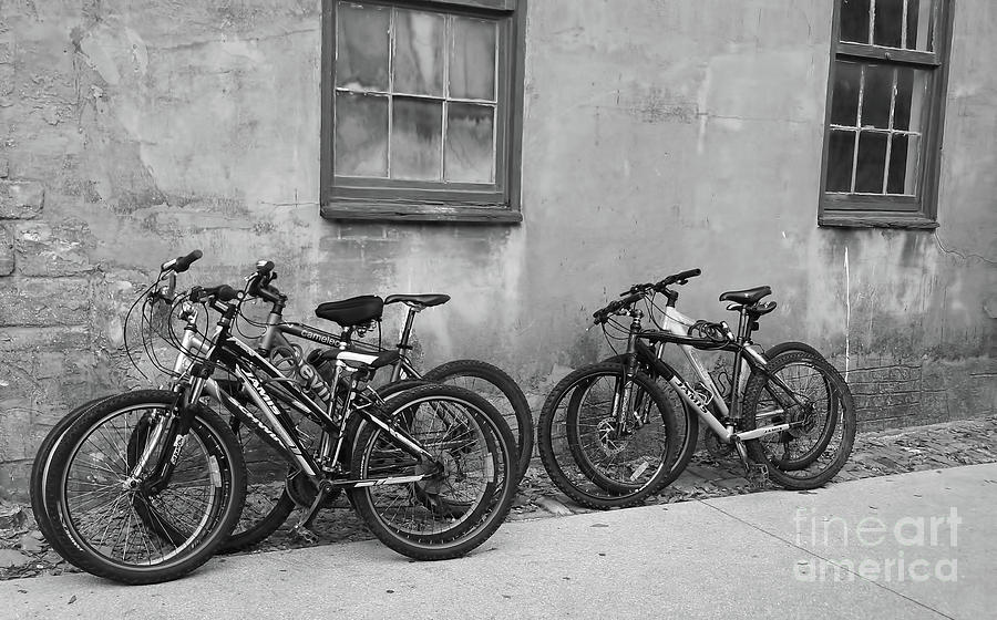 Bicycle Parking BW by D Hackett Bicycle Parking BW by D Hackett