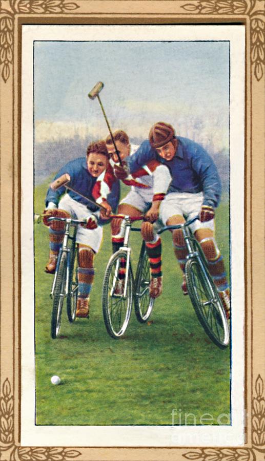 Bicycle Polo Drawing by Print Collector