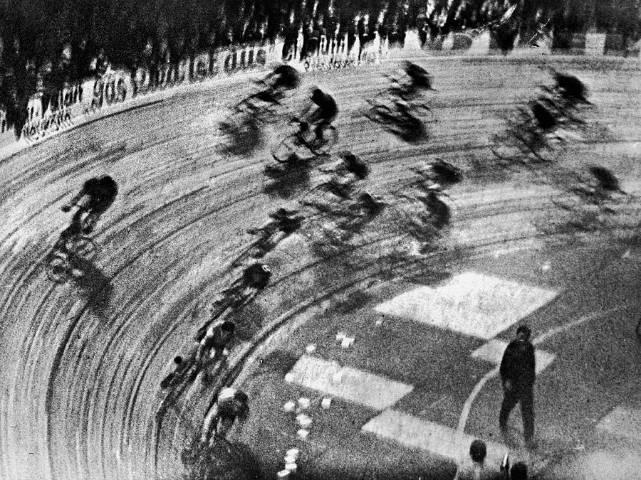 Bicycle Photograph - Bicycle Race by Alfred Eisenstaedt