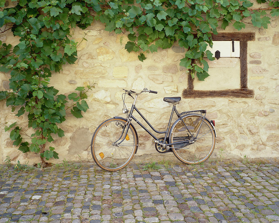 Bicycle Photograph - Bicycle, Turckheim, France 99 - Color by Monte Nagler