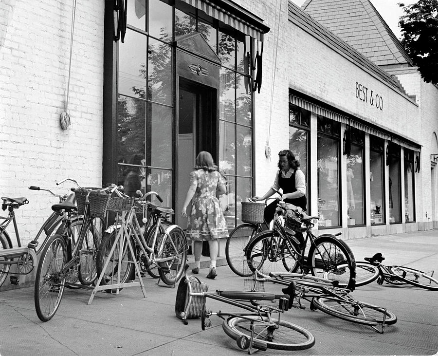 Bicycles Photograph by Alfred Eisenstaedt