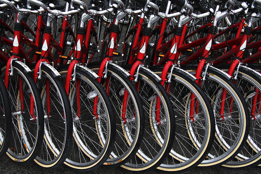 Bicycles Photograph by Bror Johansson