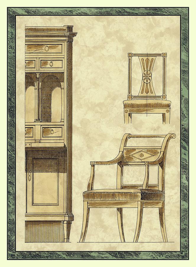 Furniture Painting - Biedermeier Furniture II by Vision Studio