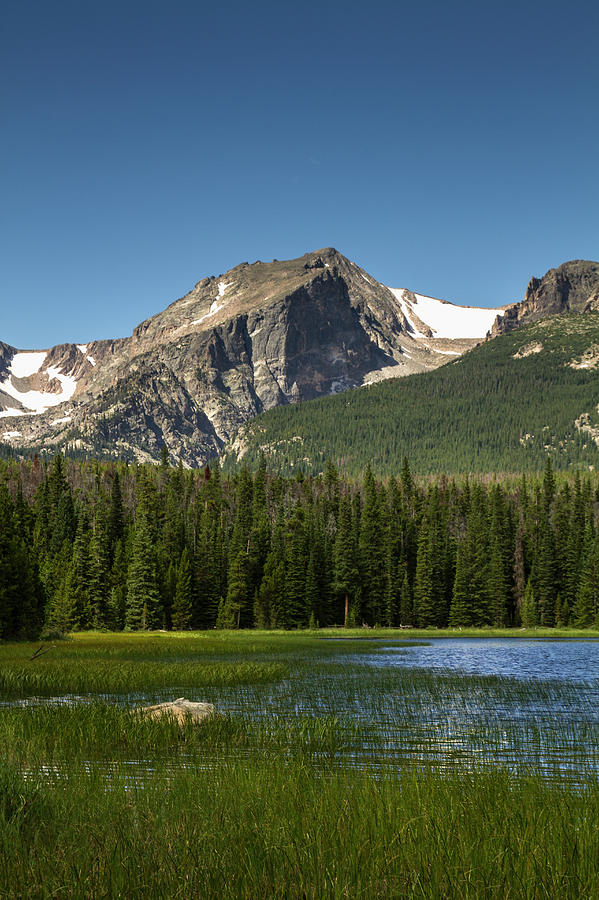 Bierstadt Lake, Rocky Mountain Photograph by Jerry Whaley
