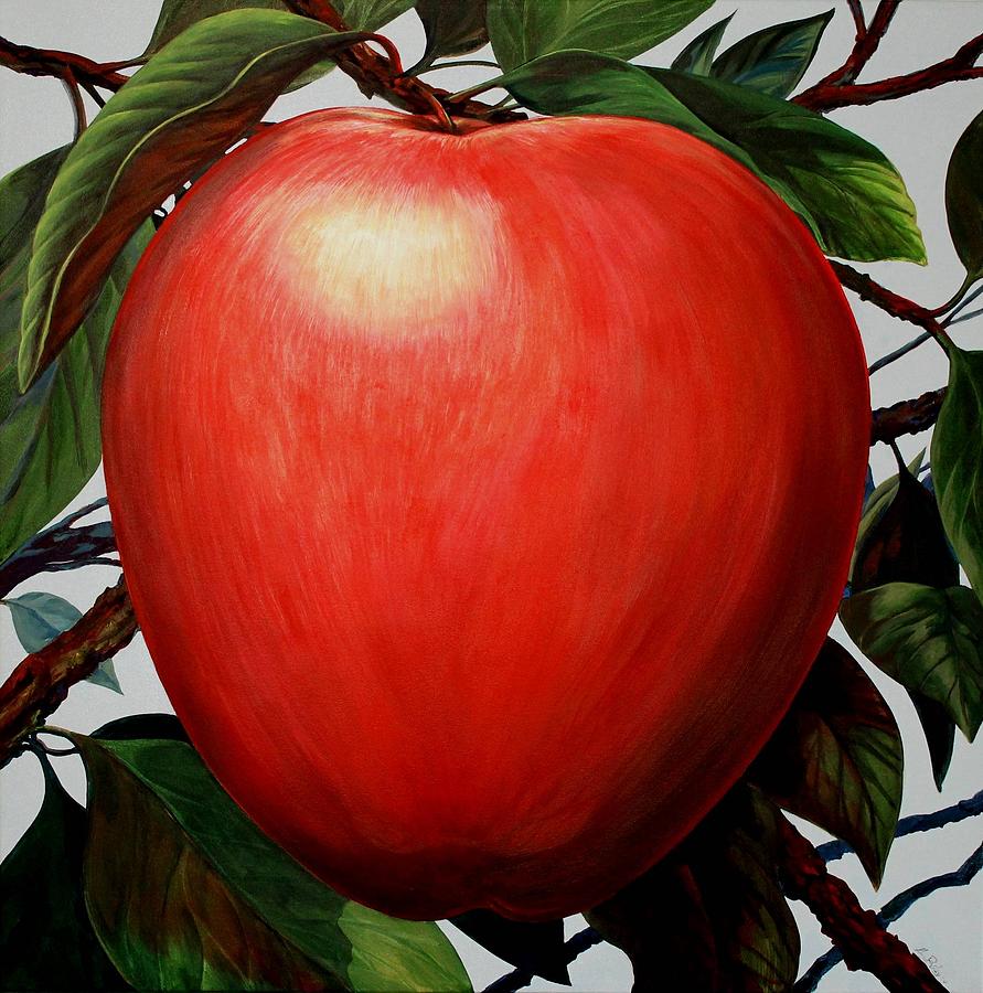 Still Life Painting - Big Apple by Greg Riley