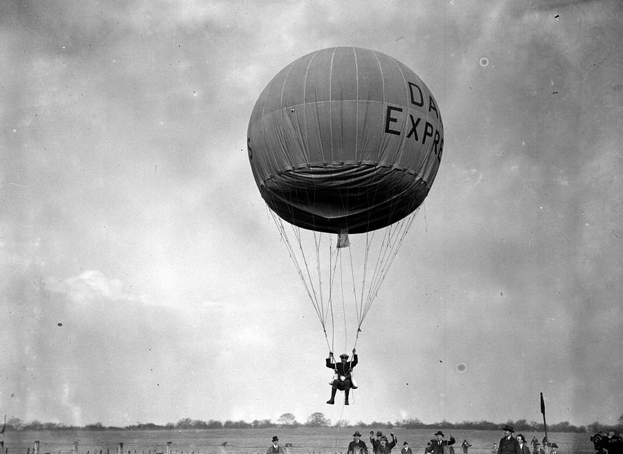 Big Balloon Jump Photograph by Fox Photos