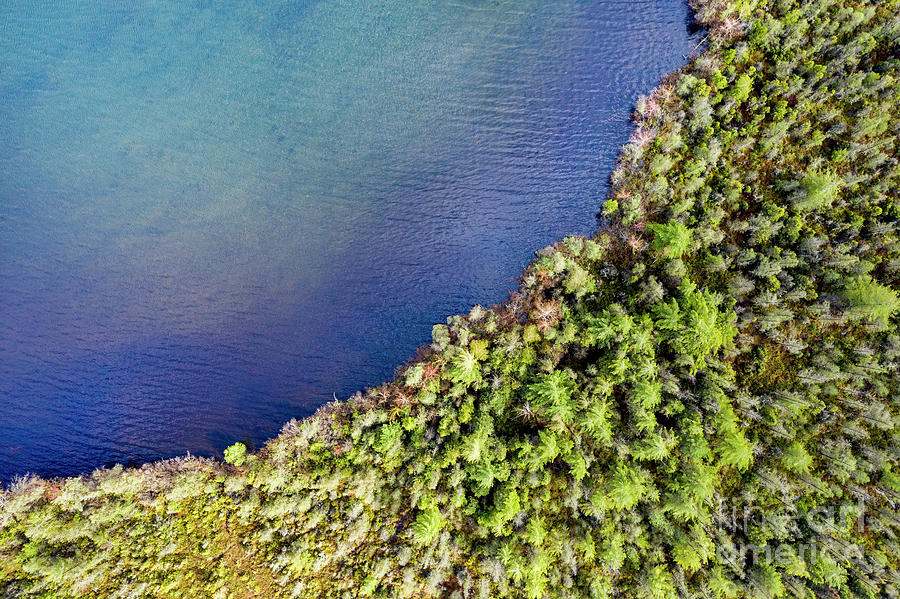 Bear Lake Michigan Photograph - Big Bay Bear Lake Aerial by Twenty Two North Photography