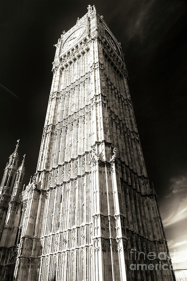 Big Ben Angles in London Photograph by John Rizzuto