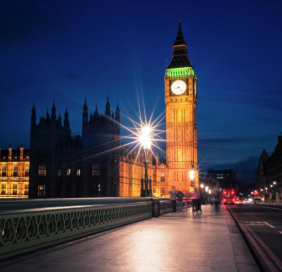 Big Ben By Night, London Photograph by Cirano83