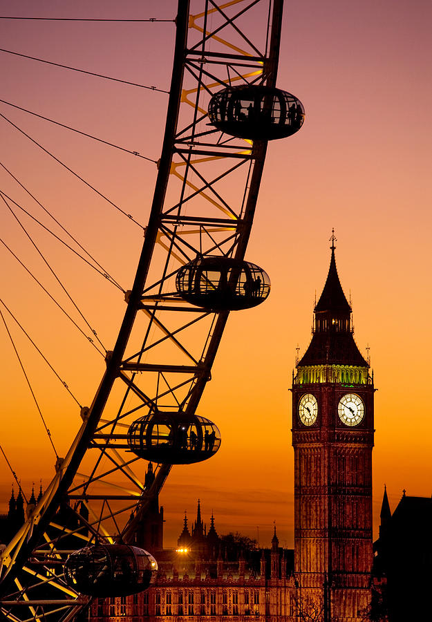 Big Ben, Houses Of Parliament And Photograph by Scott E Barbour - Fine ...