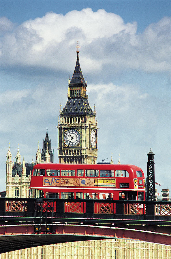 Big Ben, London, England, Uk Photograph by Digital Vision.