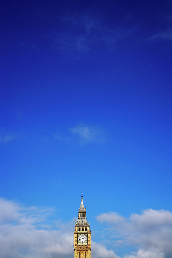 Big Ben, Or Palace Of Westminster Clock Photograph by Dan Hallman