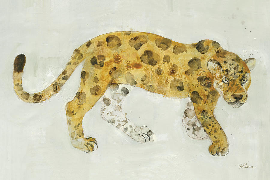 Animal Painting - Big Cat I by Albena Hristova