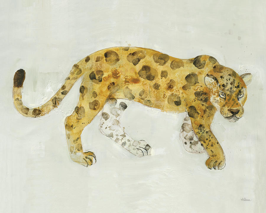 Animal Painting - Big Cat I V2 by Albena Hristova