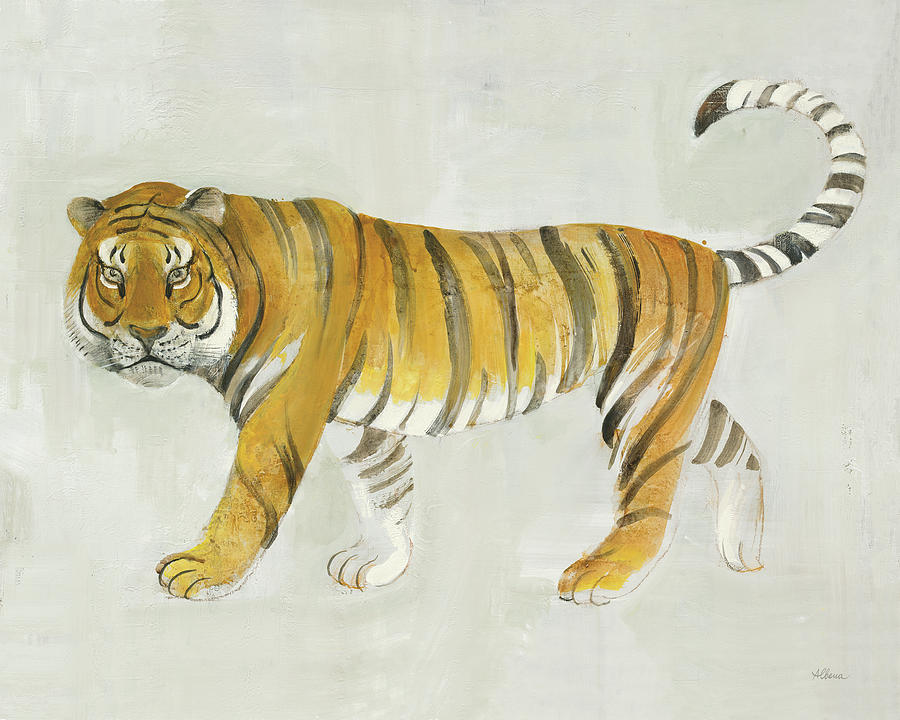 Animal Painting - Big Cat II V2 by Albena Hristova
